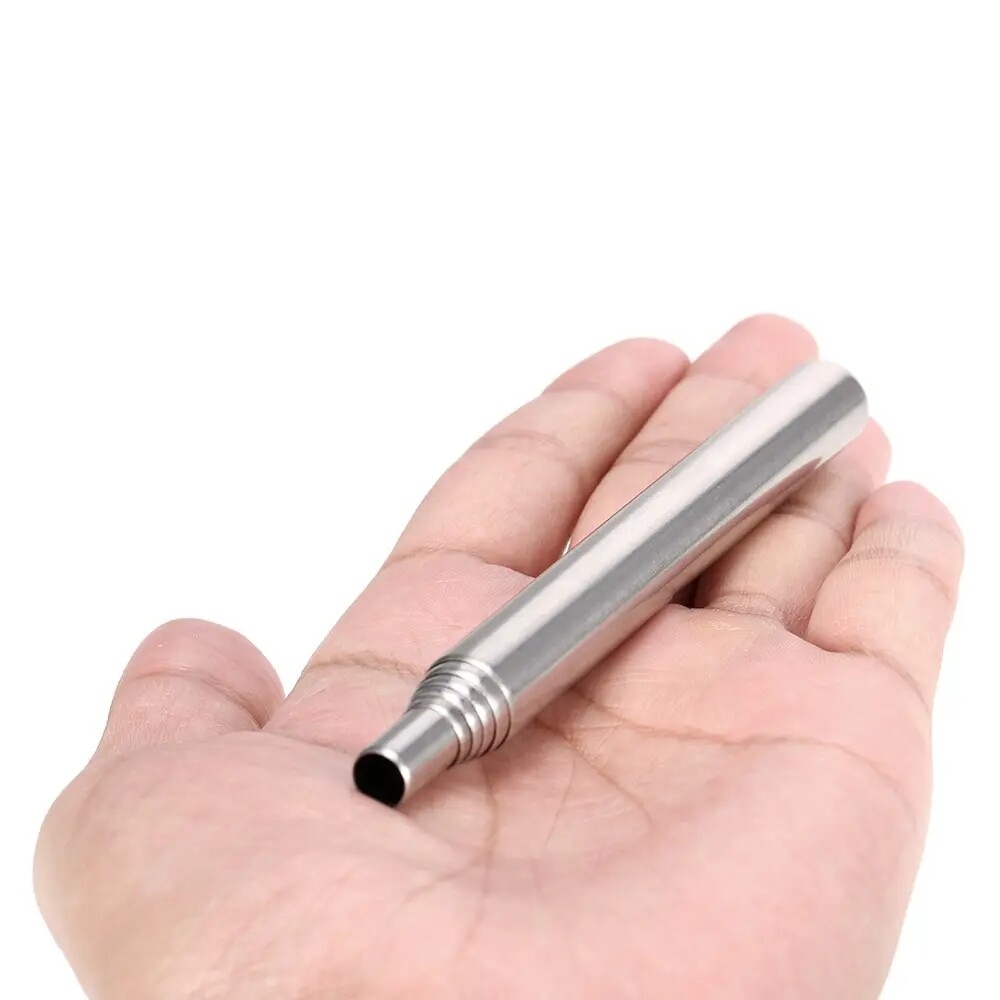 Practical Outdoor Pocket Bellow Collapsible Tool Blow Fire Tube Camping Survival