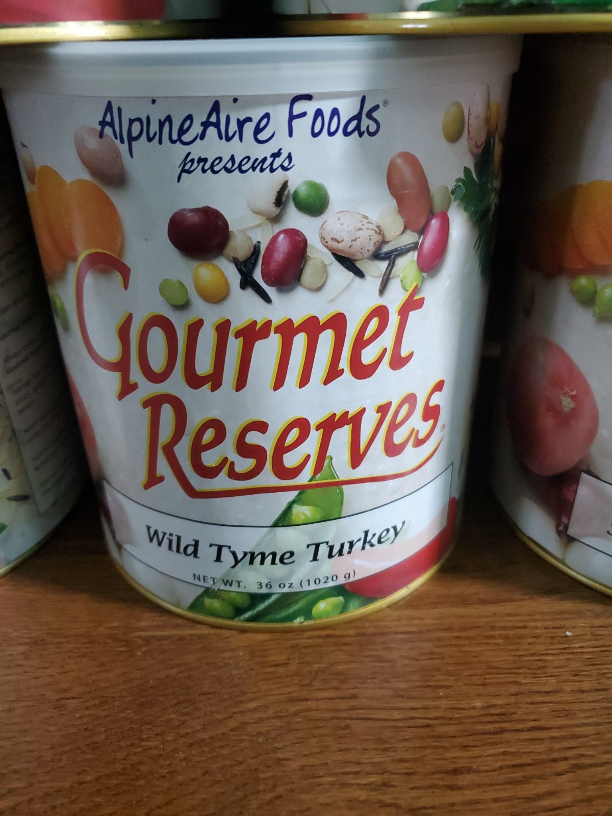 12 Cans Of AlpineAire Farms Freeze Dried Foods/Meats/Pasta/Cereal/Butter/More