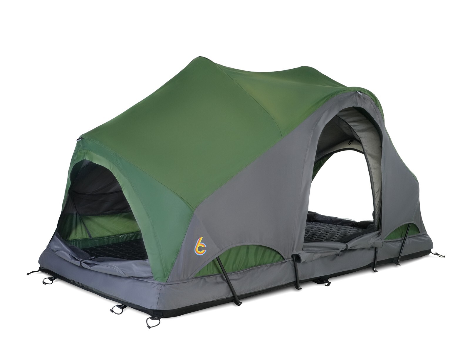 Rev Tent Ground, Pick-Up & Roof Top Tent, 25 lbs w/ REAL MATTRESS- Scout Style