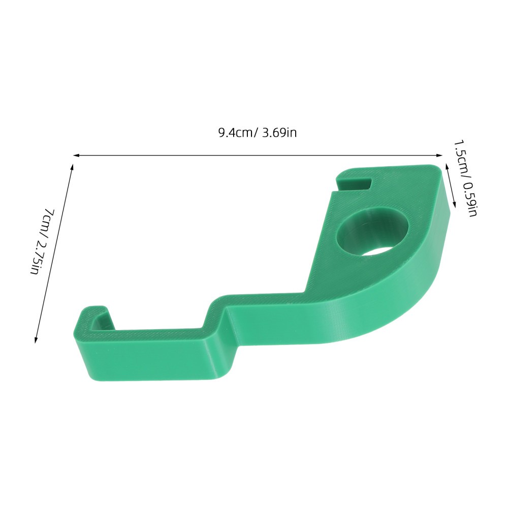 10Pcs Reusable Trash Bin Spacer Clips Green Pla Airflow Holders for Trash Cans
