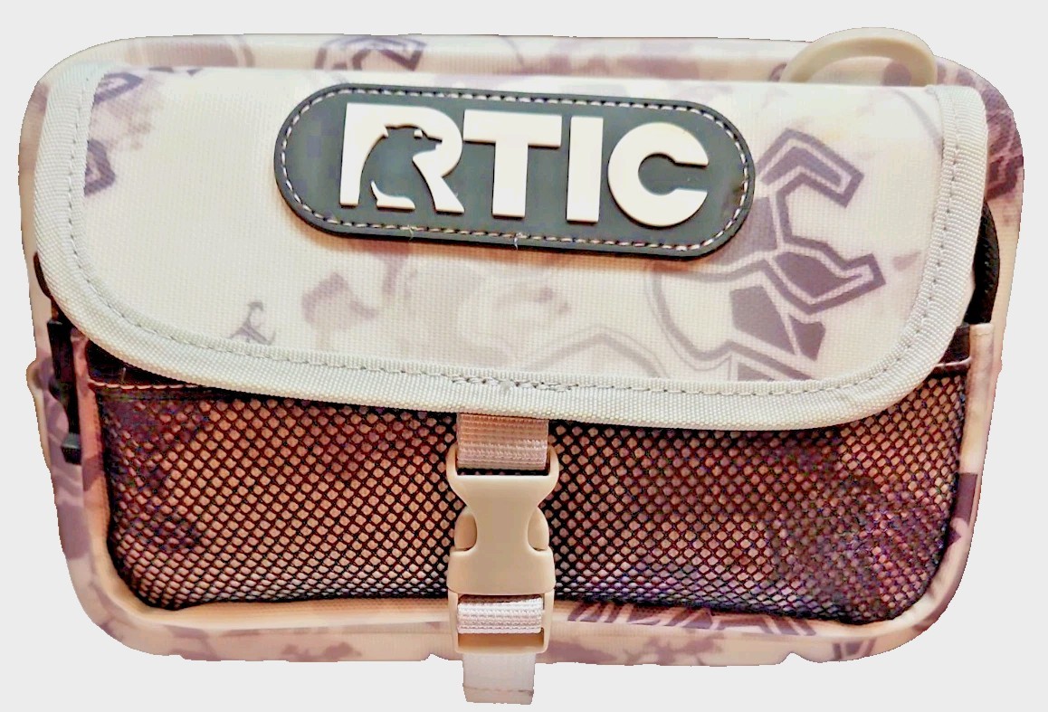SidePack Deluxe Pouch Waterproof Cooler Accessory Bag White Camo 10×6