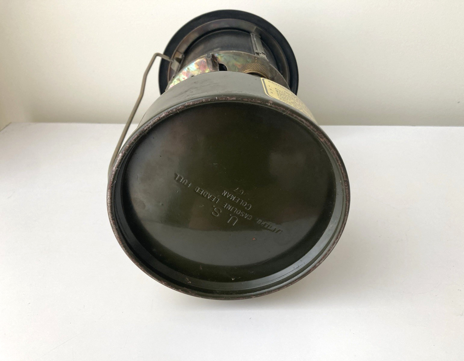 Vintage Coleman Model 6260-170-0430 Military Gasoline Lantern w Box