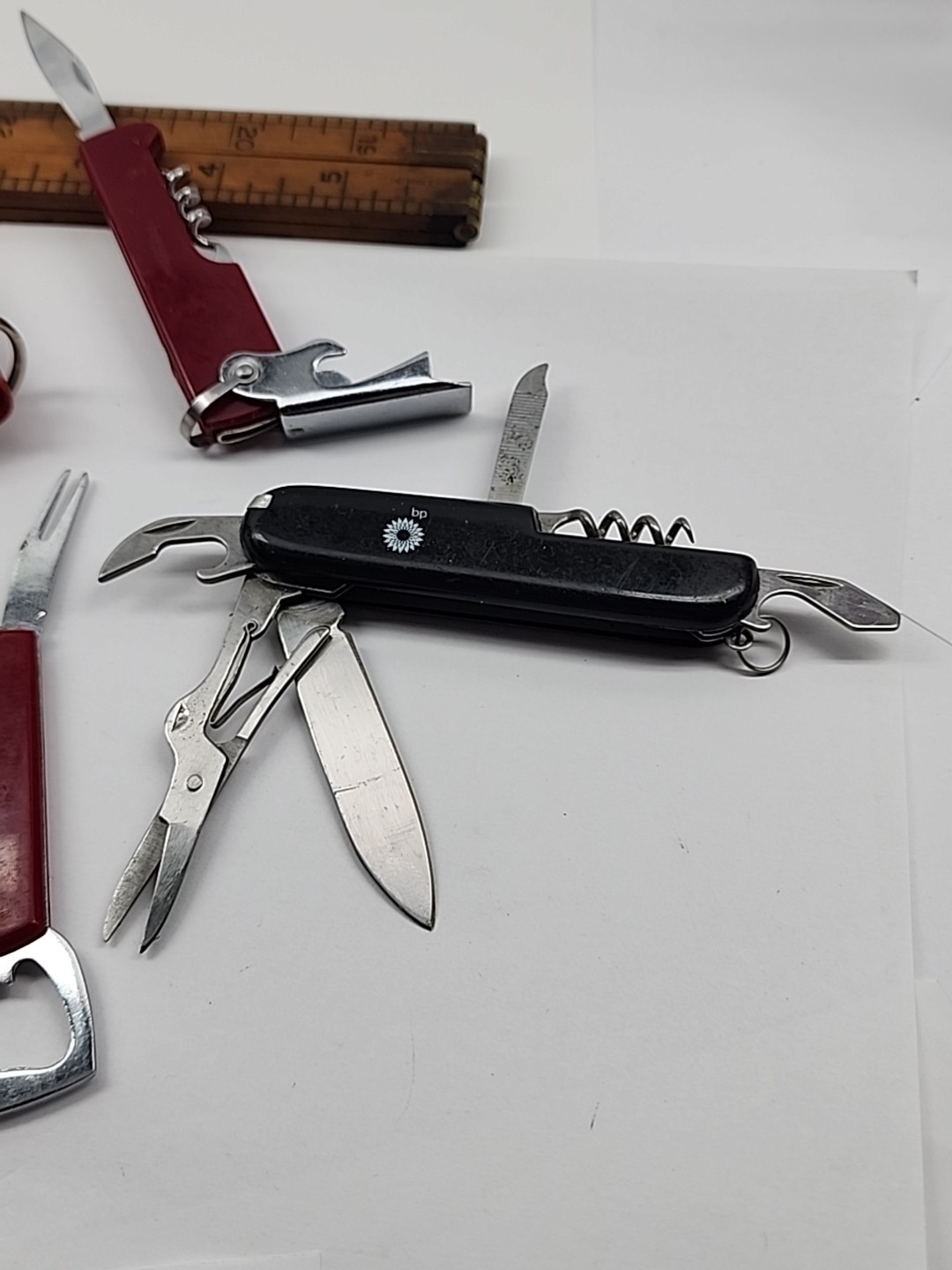 Multi Tool Smalls Pocket Knife Lot Of 6 Japan Korea China Bottle Flip