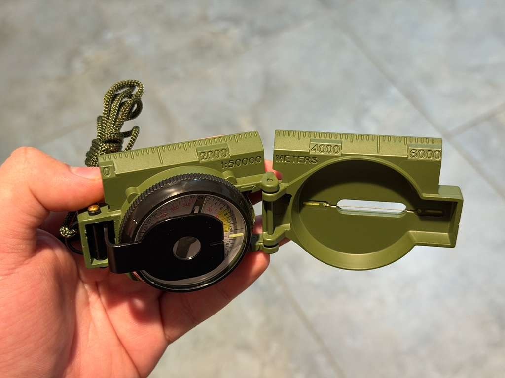 Cammenga Model 27 US Military Phosphorescent Lensatic Compass 100% Authentic.