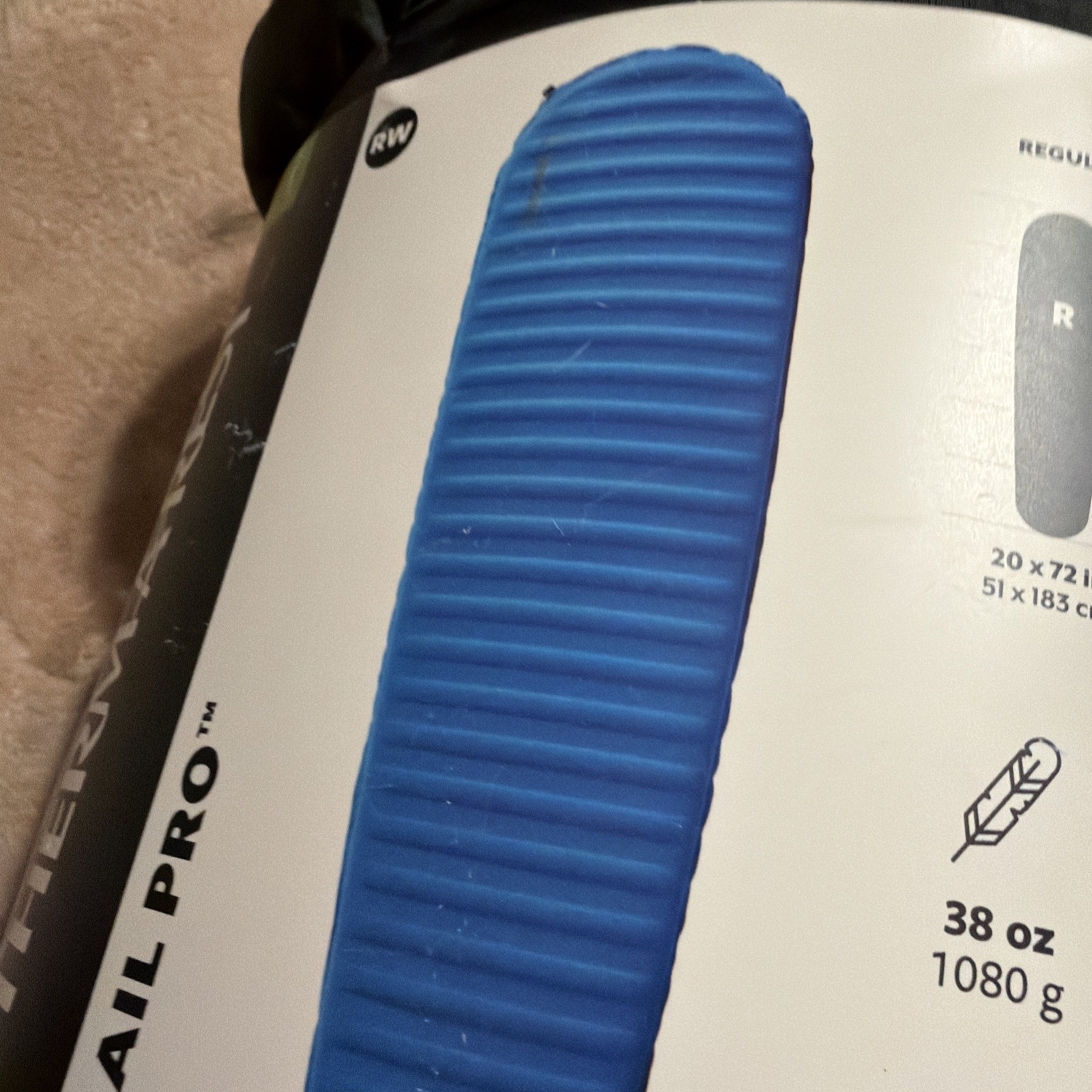 Therm-A-Rest Trail Pro Sleeping Pad Regular Wide RW- Blue