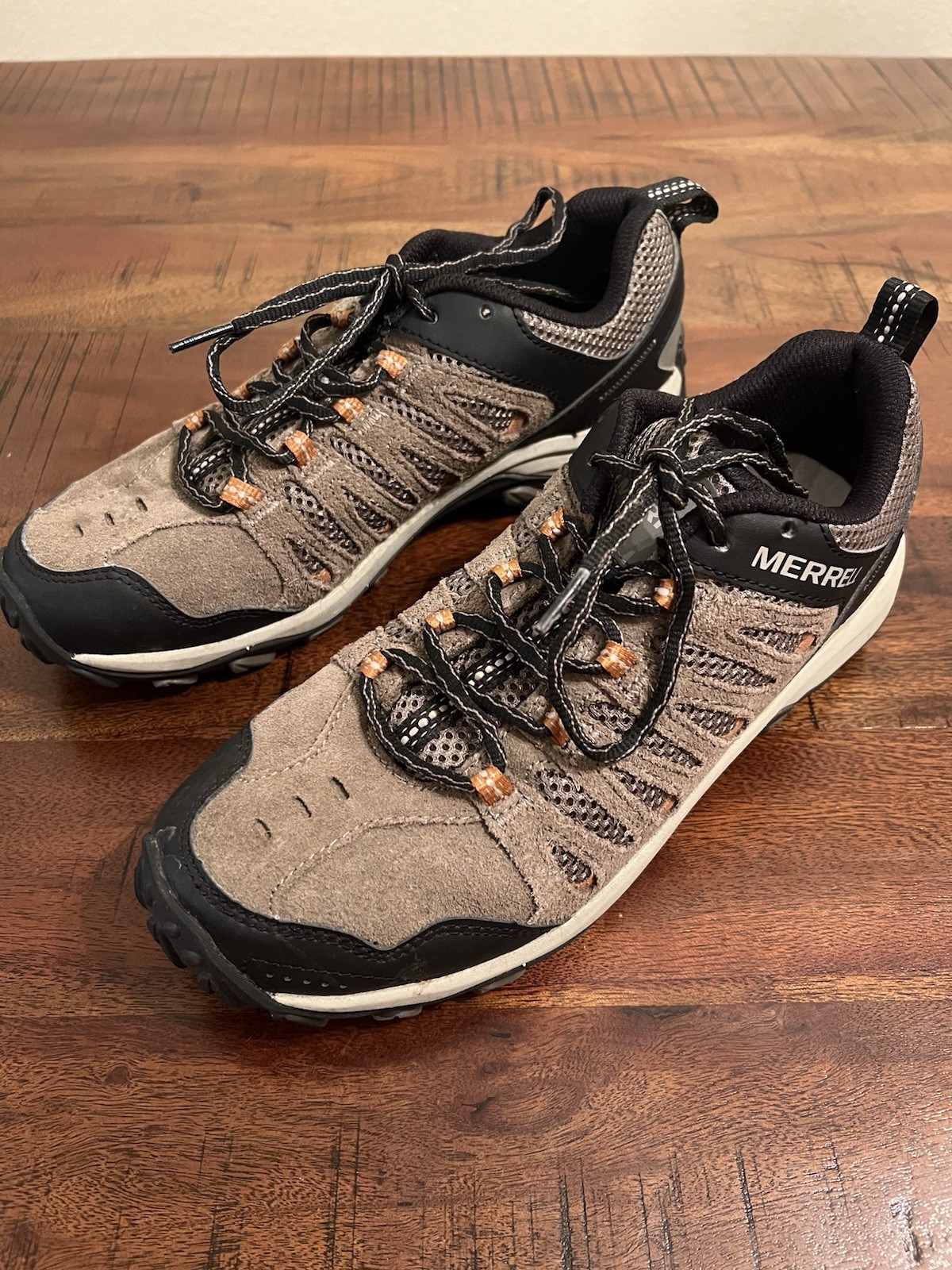 Merrell Crosslander 3 Men’s Size 8.5 Hiking Shoes Trail J036949 Brown Sneakers