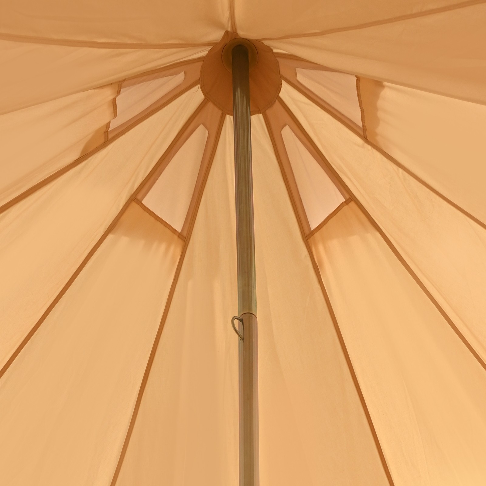 VEVOR Canvas Bell Tent 4m/13.12ft 4-Season Camping Yurt Tent with Stove Jack