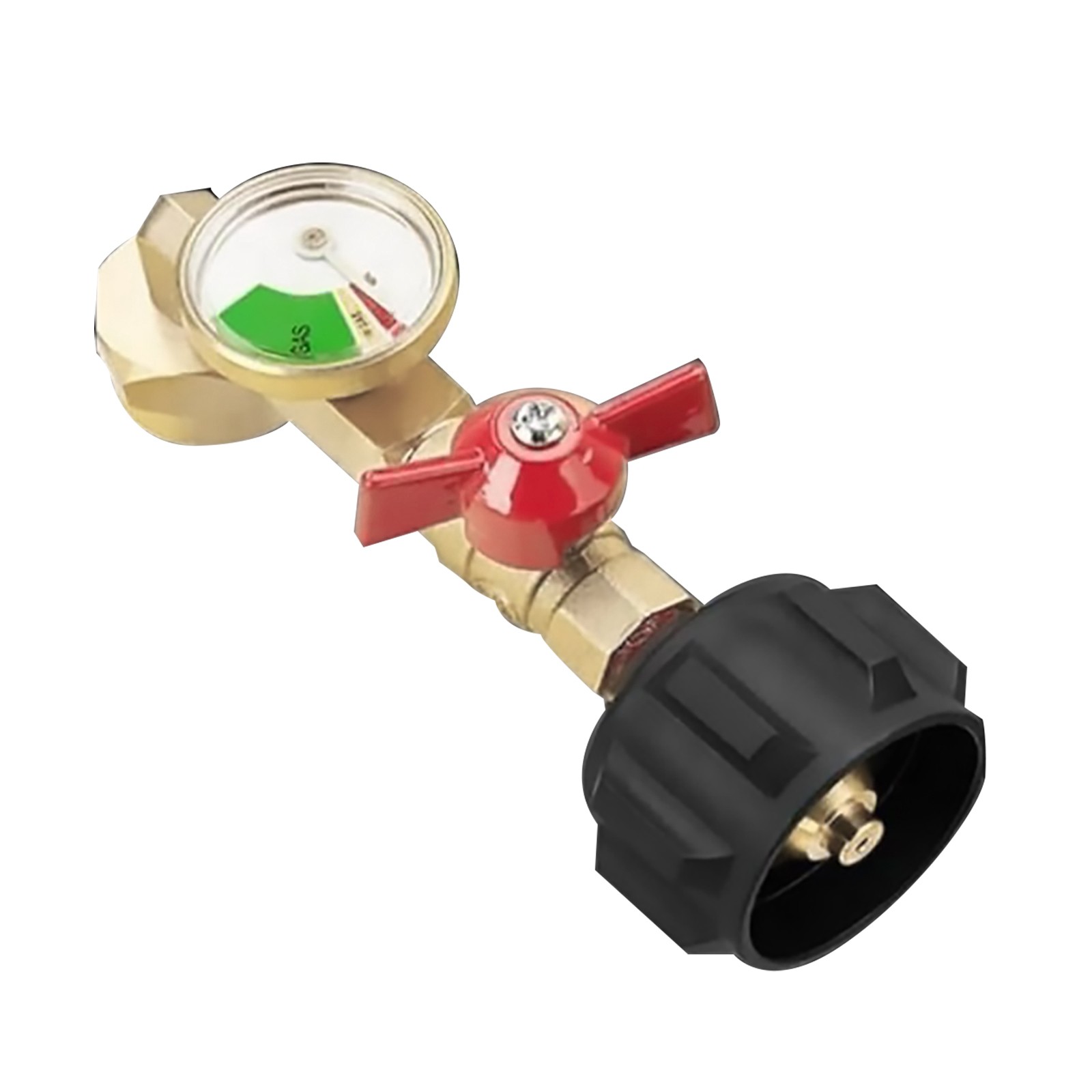 Propane Refill Adapter 1lb To 30lb With ON-OFF Control Valve And Brass Body