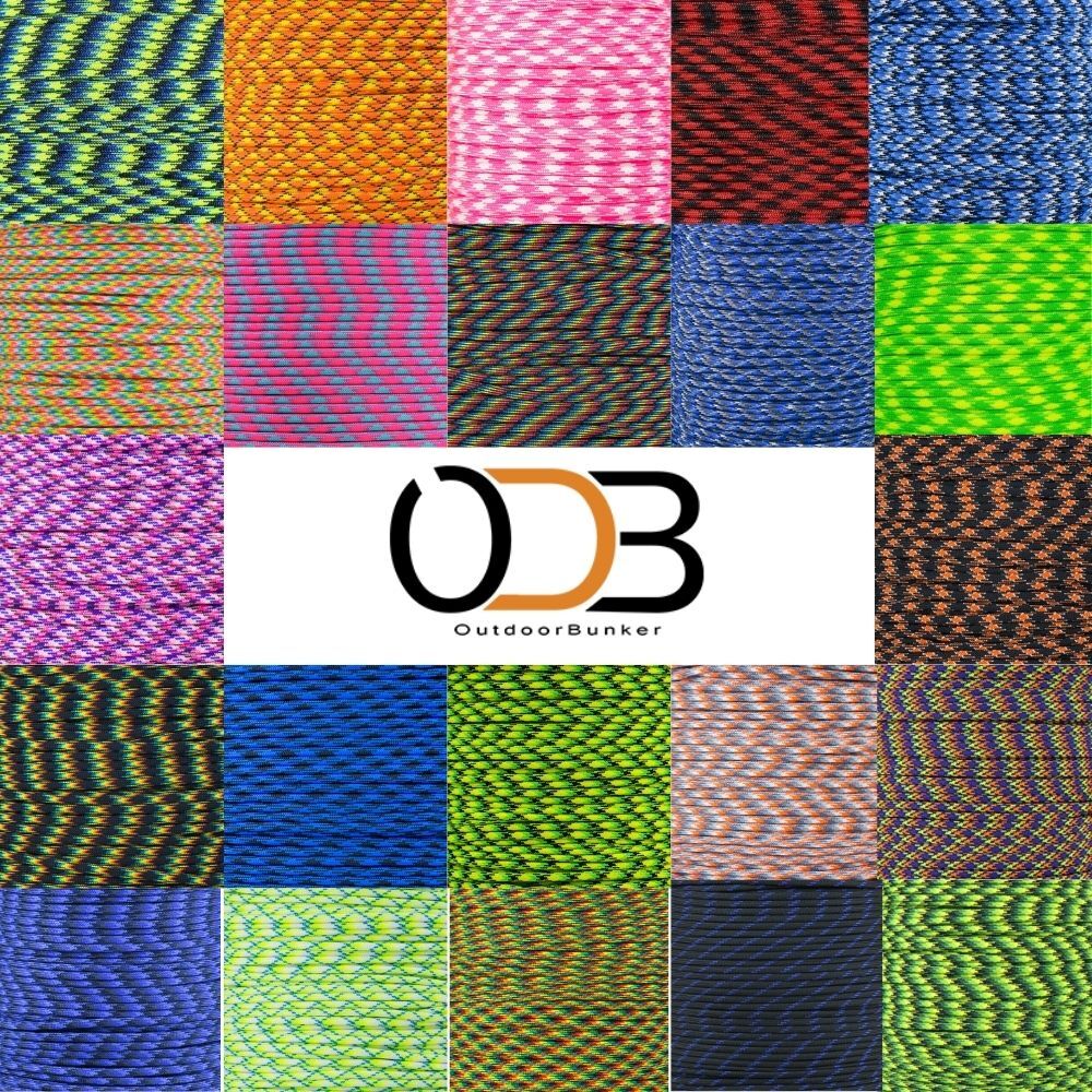550 Paracord parachute cord Mil-Spec Type III 7 Strand- 10ft 20ft 50ft 100ft