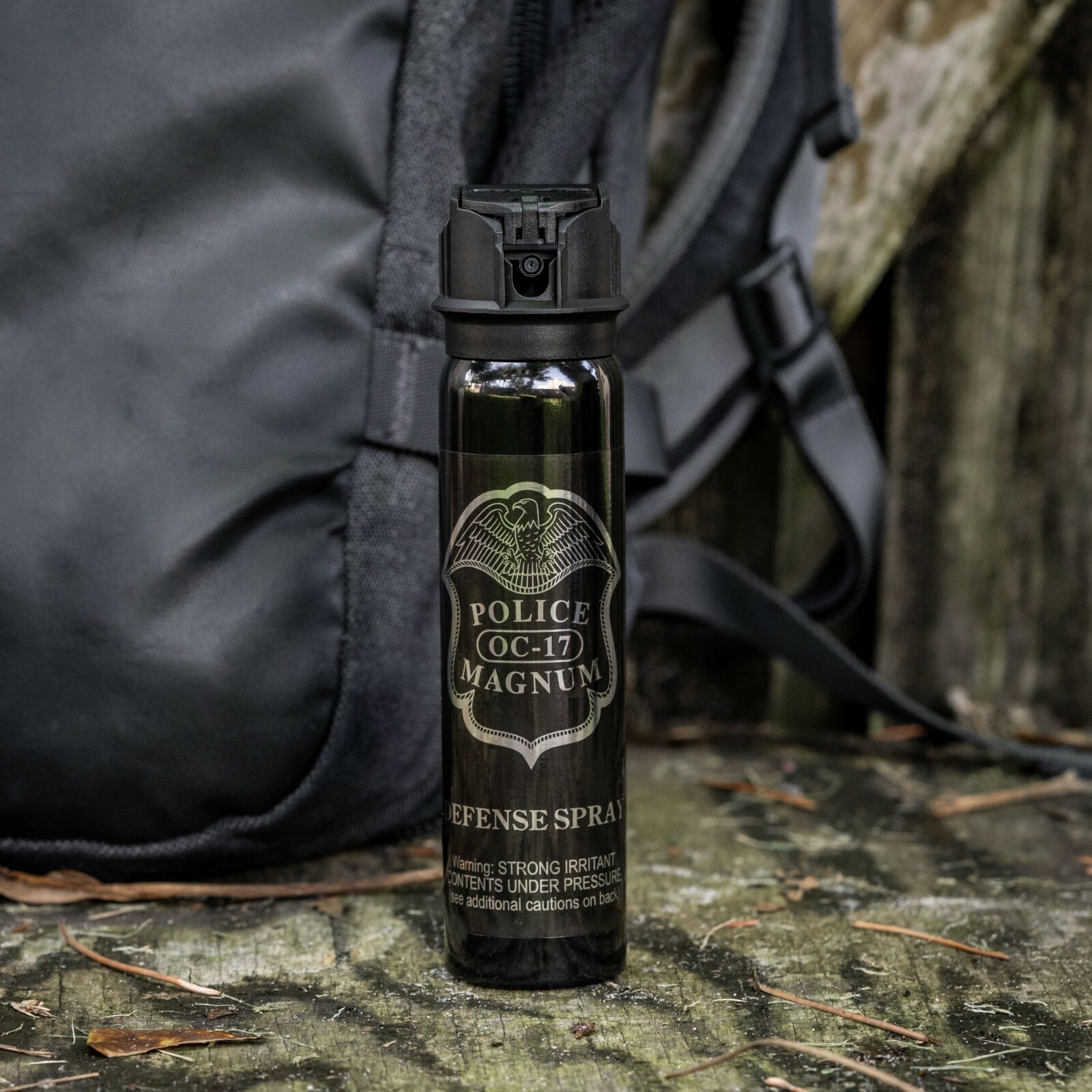 5 POLICE MAGNUM Pepper Spray Self Defense Security 5oz FlipTop Stream Tactical