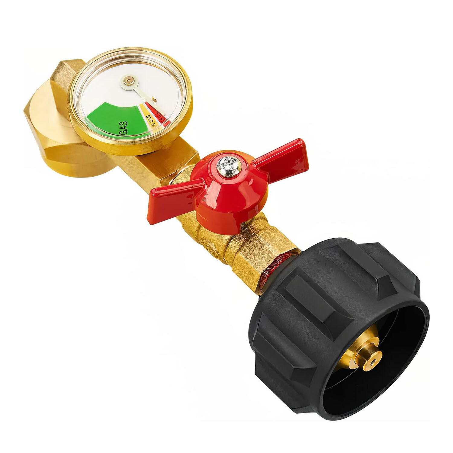Quick Connect Propane Adapter, 90-Deg Elbow, QCC1 with Safety Switch