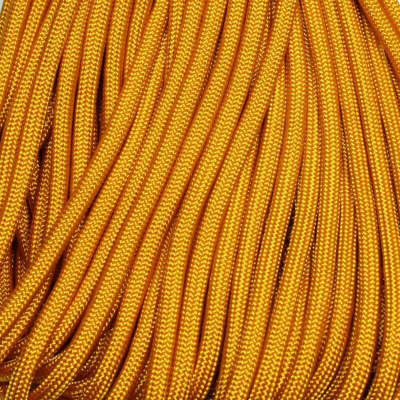 550 Paracord Goldenrod 100 FT USA MADE & SELLER same day shipping