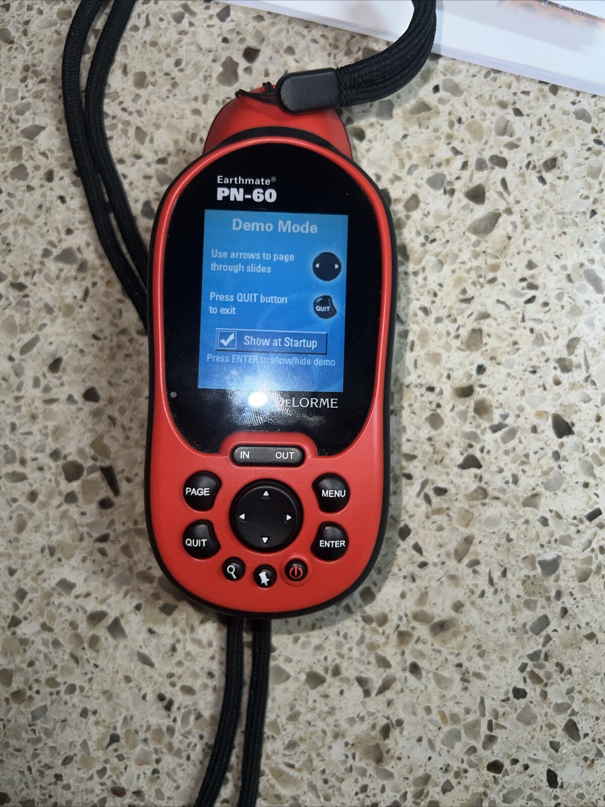 DeLorme Earthmate PN-60 Handheld Read