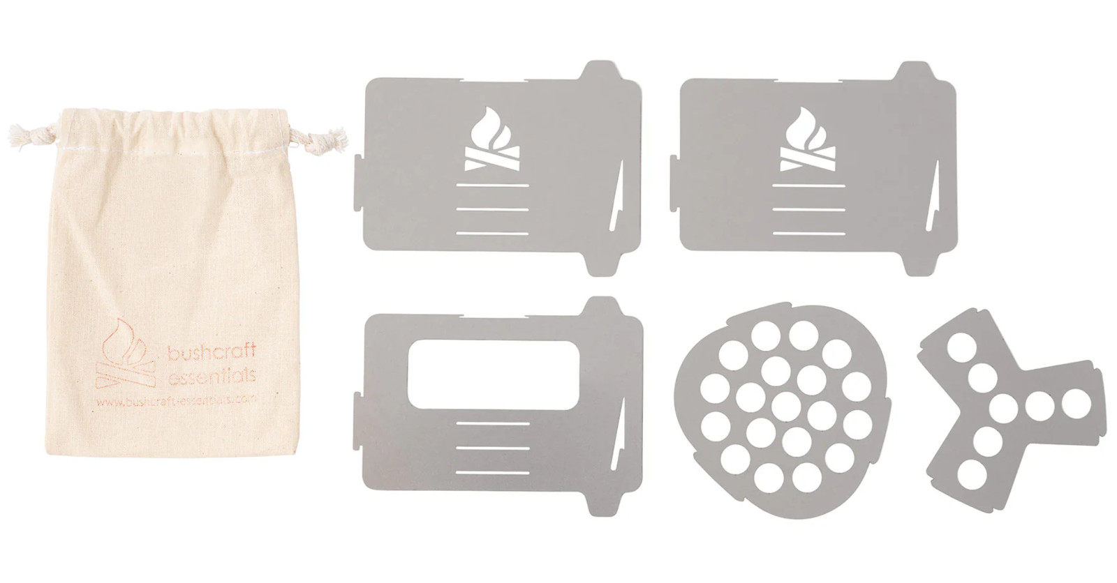 Bushbox Essentials Ultralight Multi-Fuel Stove. Less than 4 ounces.