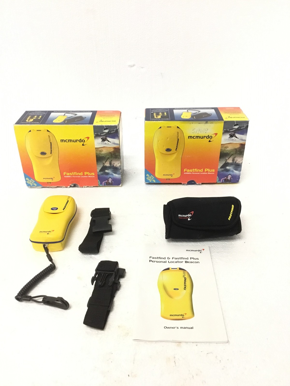 McMurdo FastFind Plus 406 GPS Personal Locator Beacon PLB WORKING FREE SHIPPING