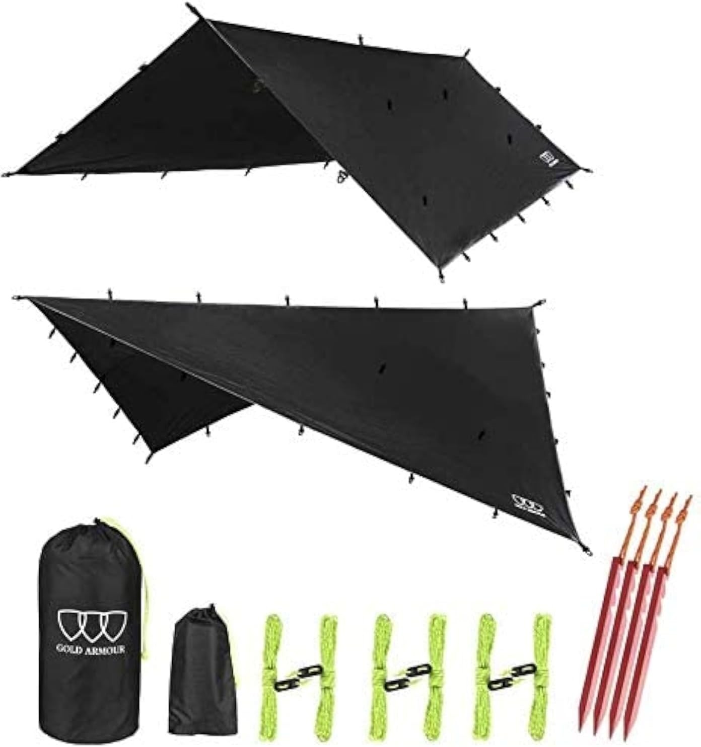 Rainfly Tarp Hammock, 14.7ft/12ft/10ft/8ft Rain Fly Cover, Waterproof Ultral…