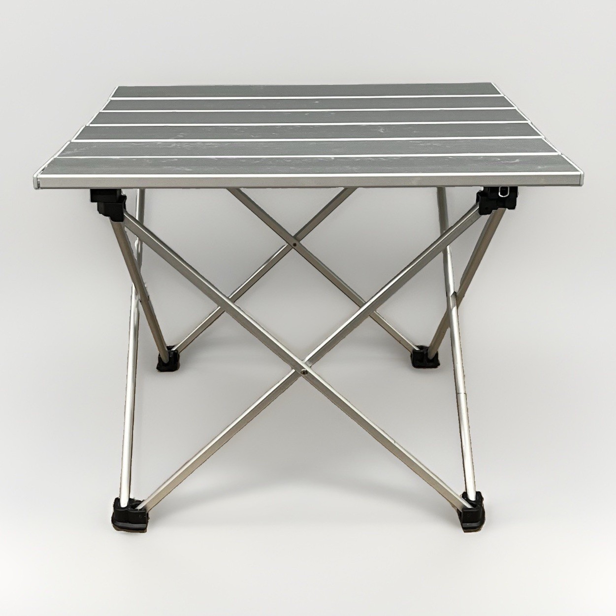 Ultralight Portable Aluminum Folding Camping Table Roll Up Compact Table Top Bag