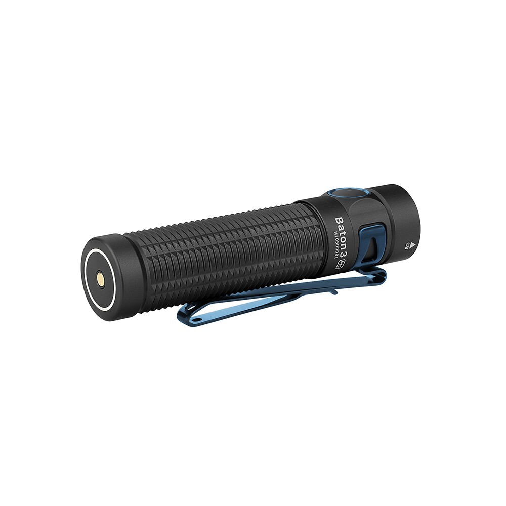 Olight Baton 3 Pro Rechargeable Waterproof Flashlight, 1500 Lumens, Cool White