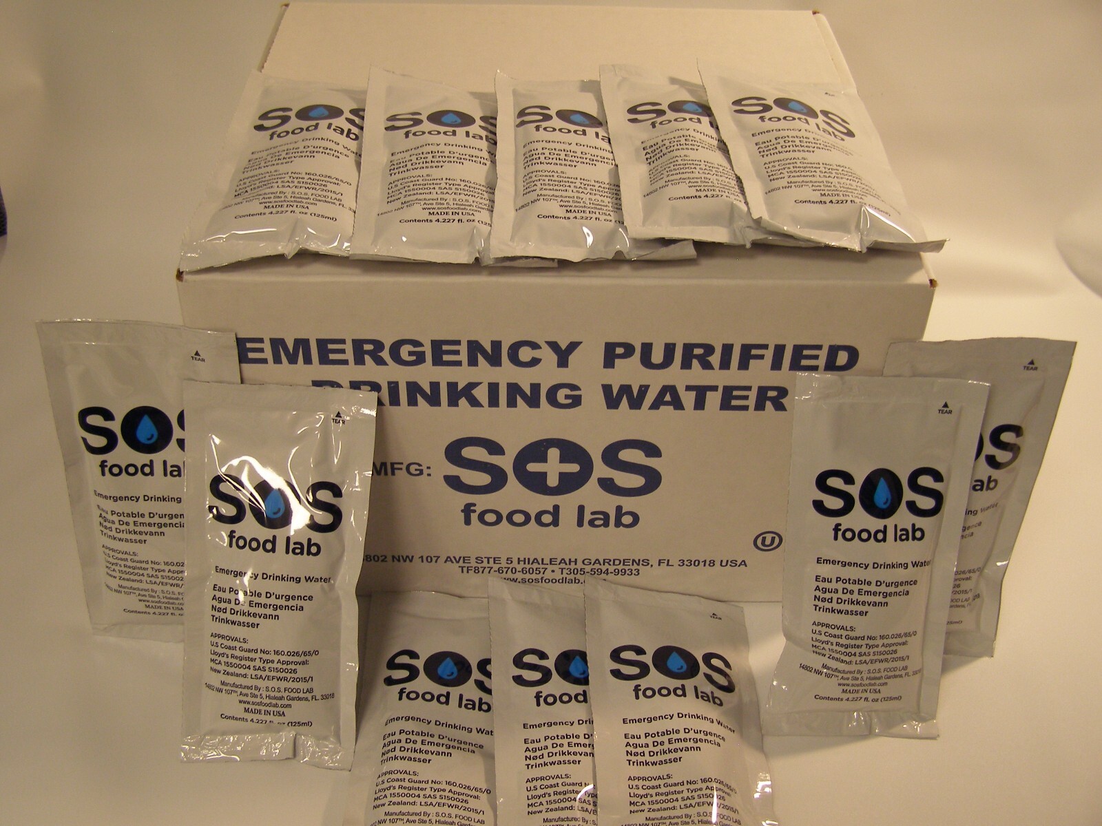 SOS EMERGENCY FOOD SUPPLY READY TO EAT 4 PERSONS 3 DAY SURVIVAL KIT BUG OUT BAG