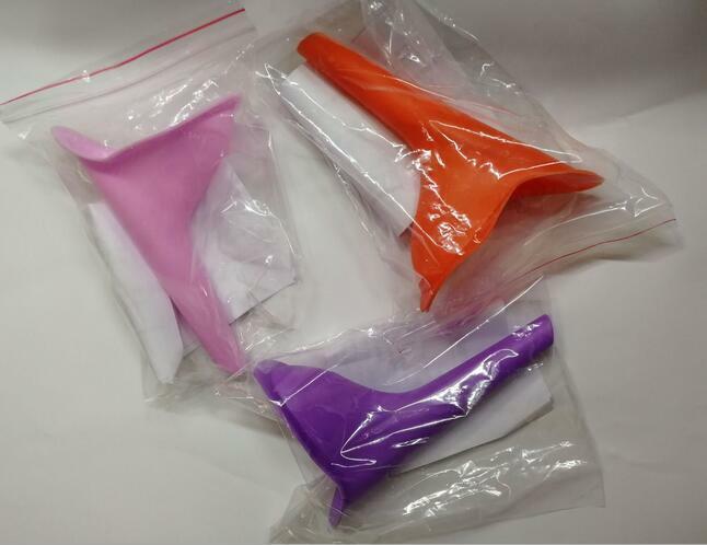 Women Urination Device Reusable Silicone Funnel Travel Camping Standing to Pee