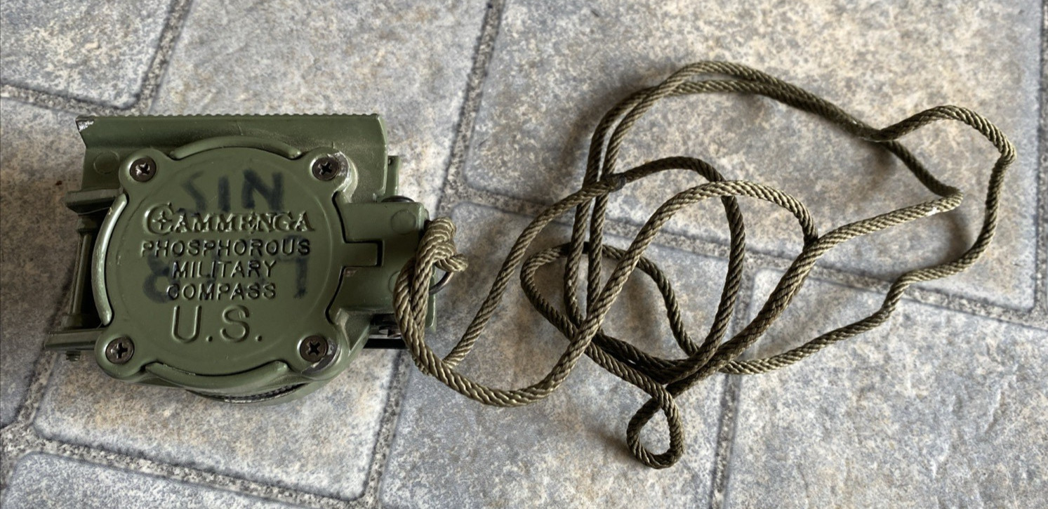 Cammenga Phosphorus Military Compass Green