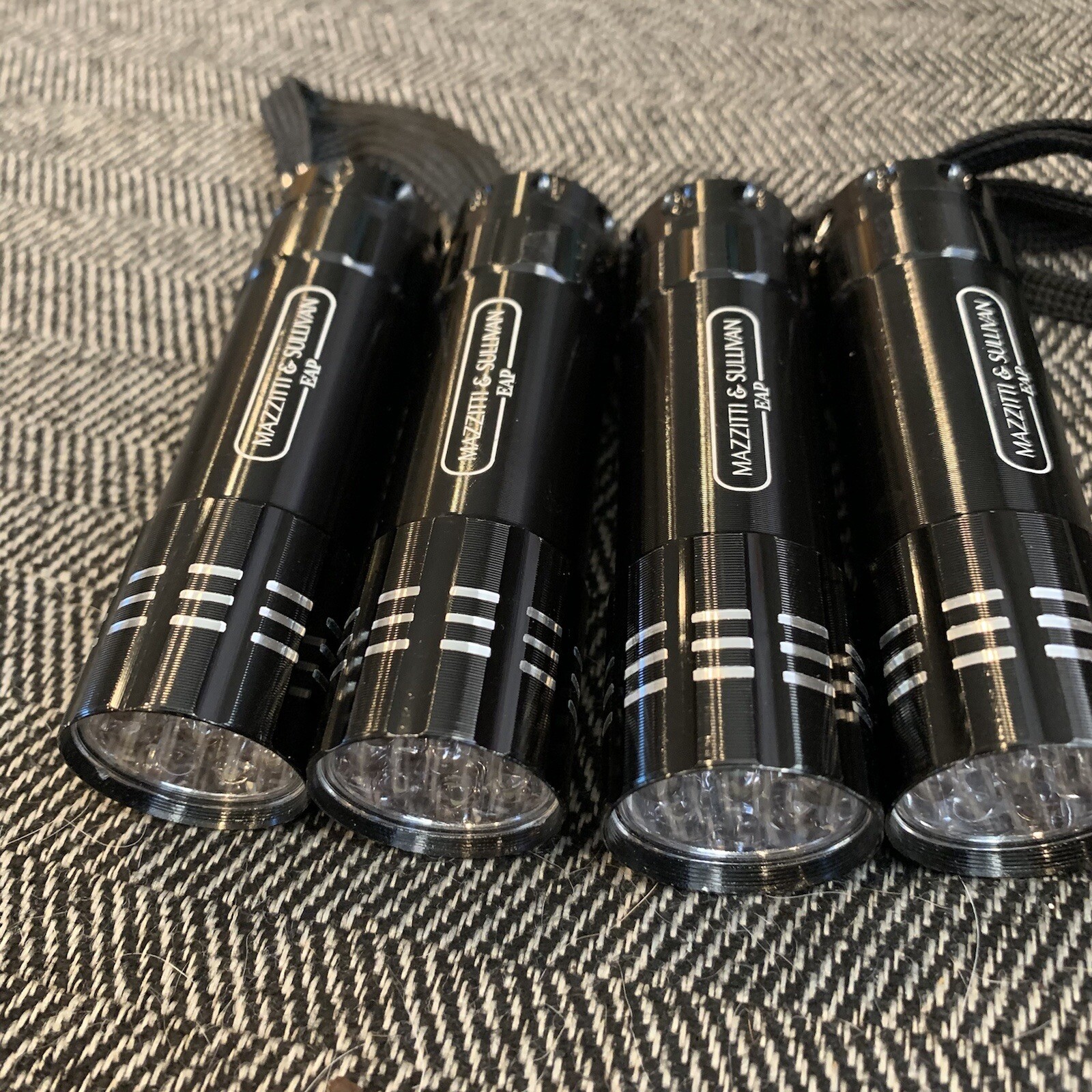 4- LED Bulb Mini Flashlight 3.5 “ Super Bright ~ AAA NOT Batteries Included !!