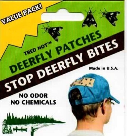 12 pk Deerfly / Gnat Patches, Tred-Not Deer Fly / Gnat Patch repellent USA