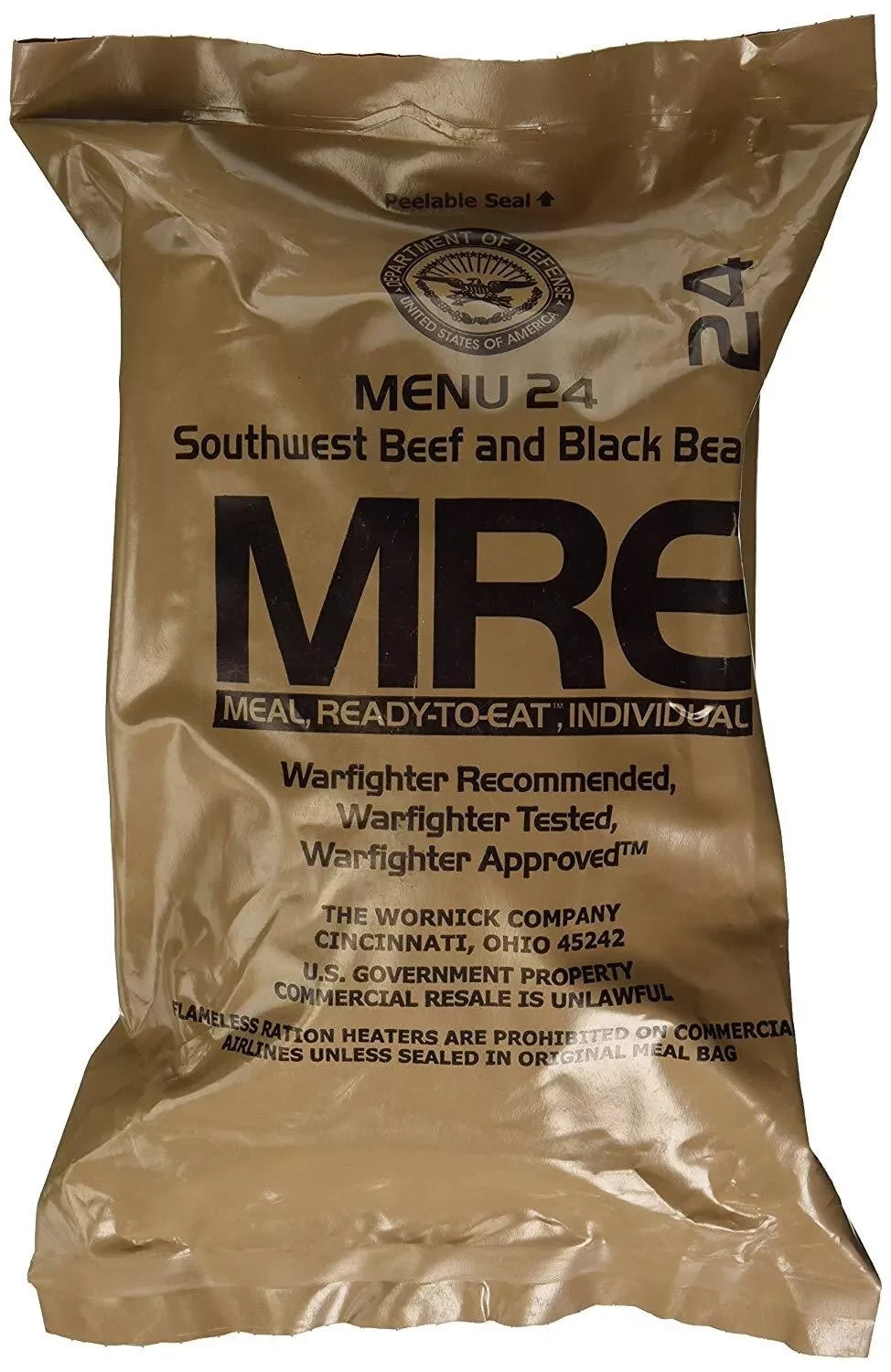 MRE U.S. Military Ready to Eat Choose your own meal menus 1-12 Test Date 2025