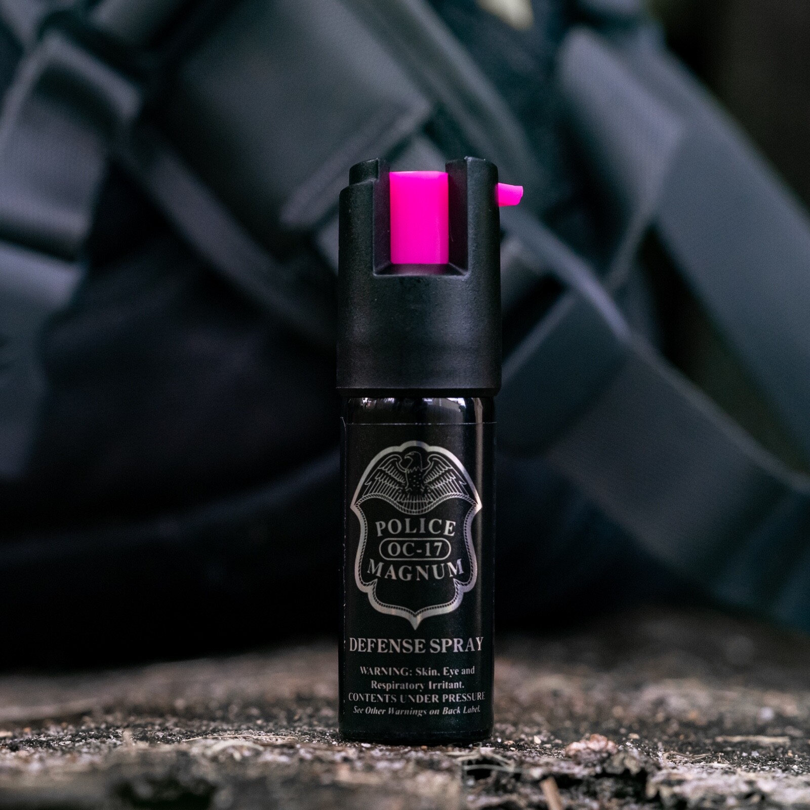 2 PACK Police Magnum pepper spray 1/2oz HP Safety Lock Personal Defense Security