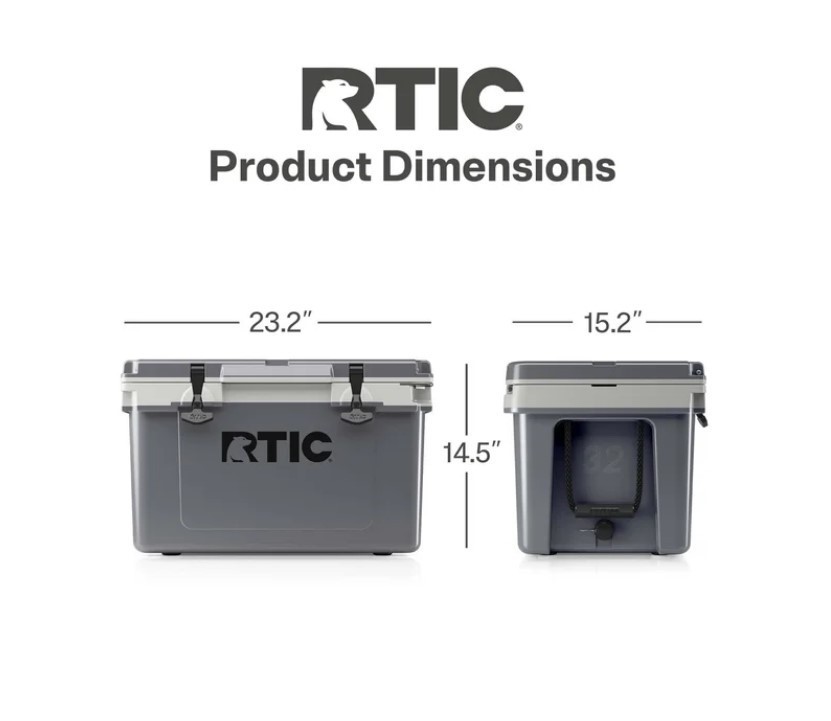 [BIG SALE] RTIC Ultra-Light 32 Qt Hard-Sided Ice Chest Cooler, Fits 48 Cans