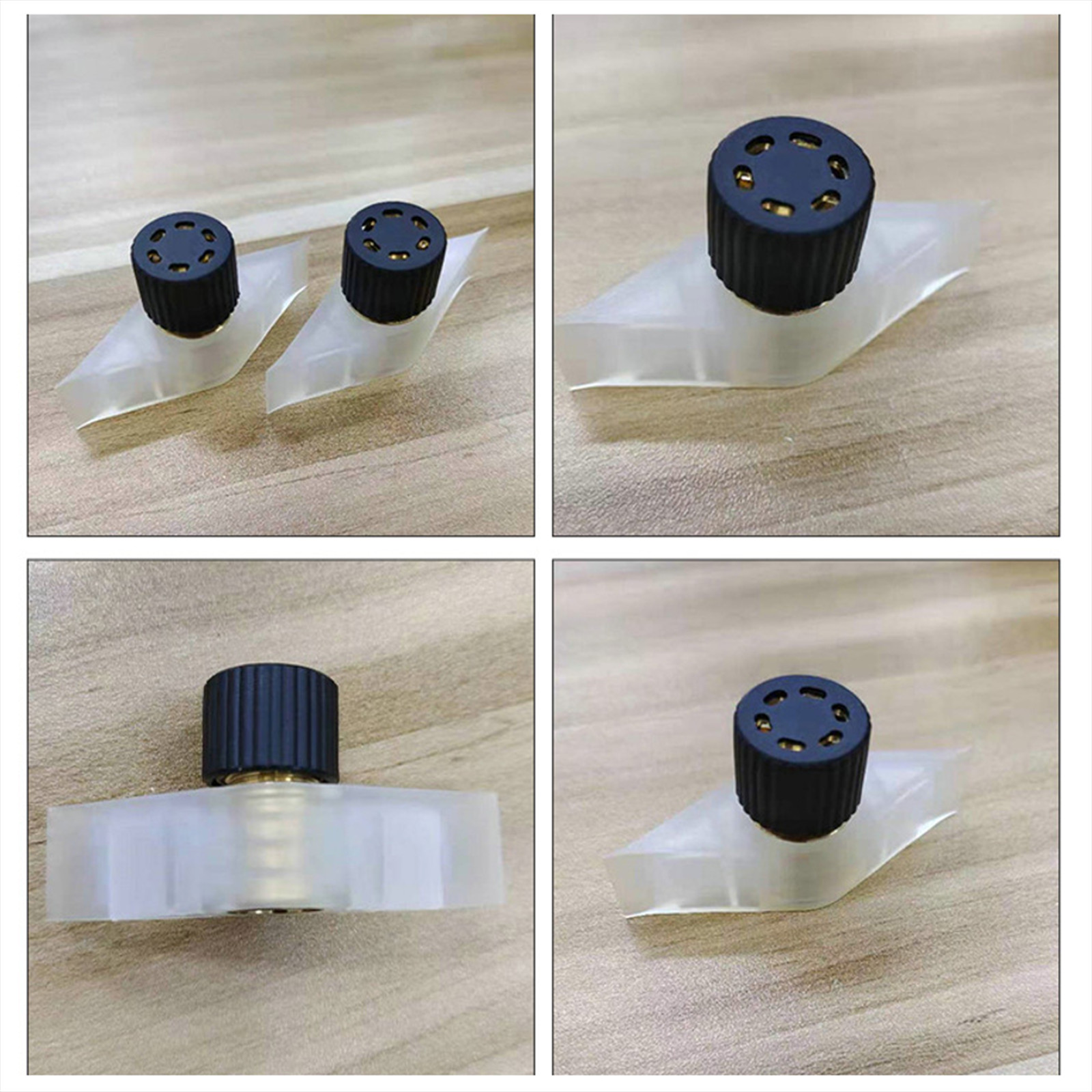 Set of 2 Copper Air Nozzle Intake Valve for Inflatable Mattress Automatic