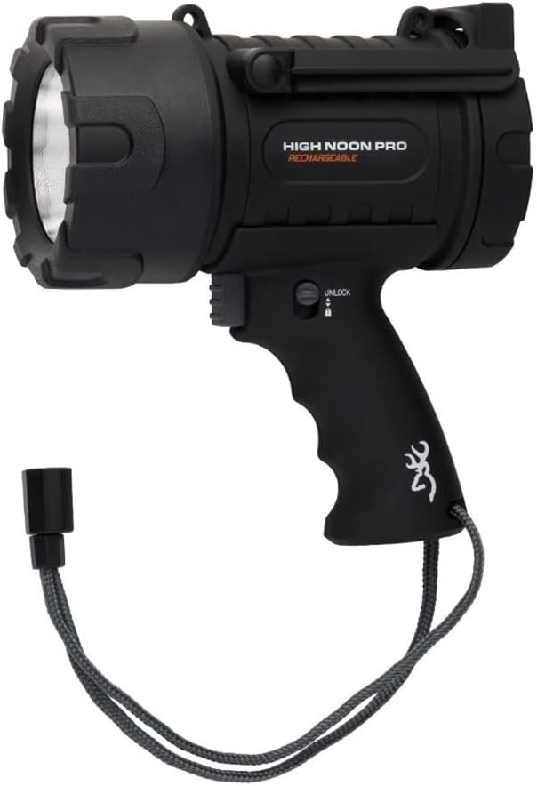 Browning High Noon Pro LED Rechargeable Spotlight USB Power Bank IP65 2500lm