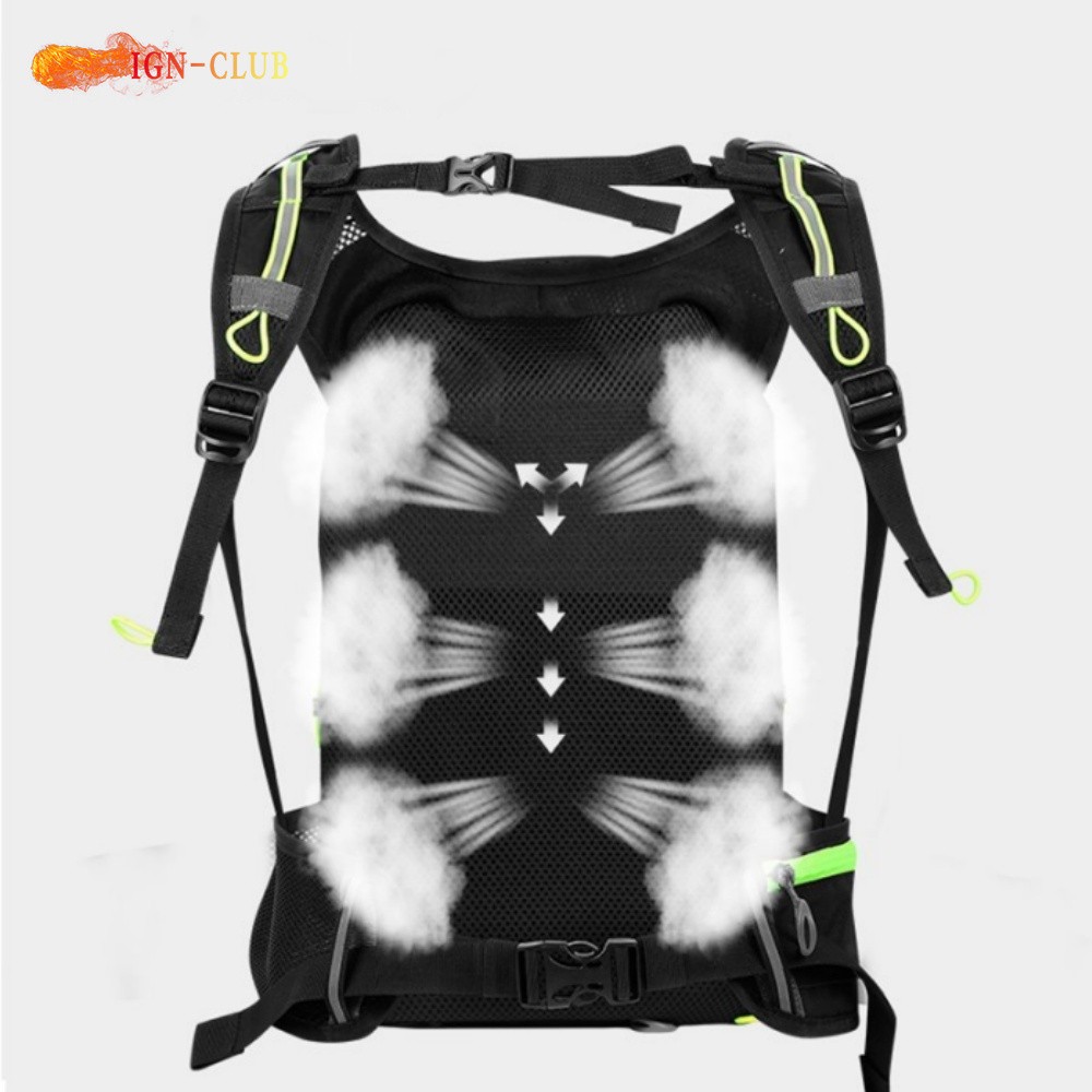 10L Folding Outdoor Sport Cycling Backpack Mountain Bike Bag Hiking Travel Bag