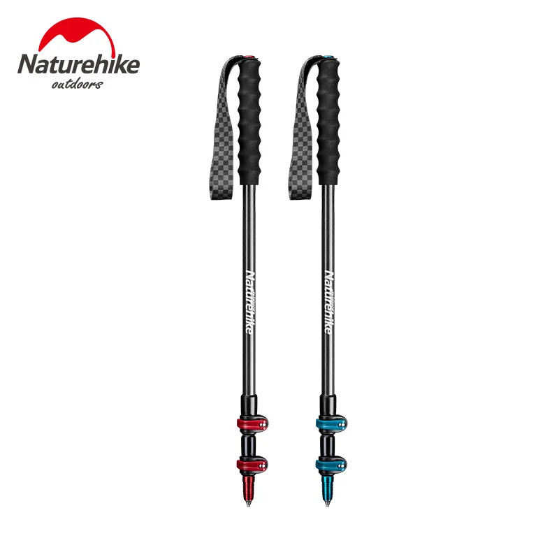 Naturehike ST10 Carbon Fiber Trekking Pole Ultralight Telescopic Hiking Stick