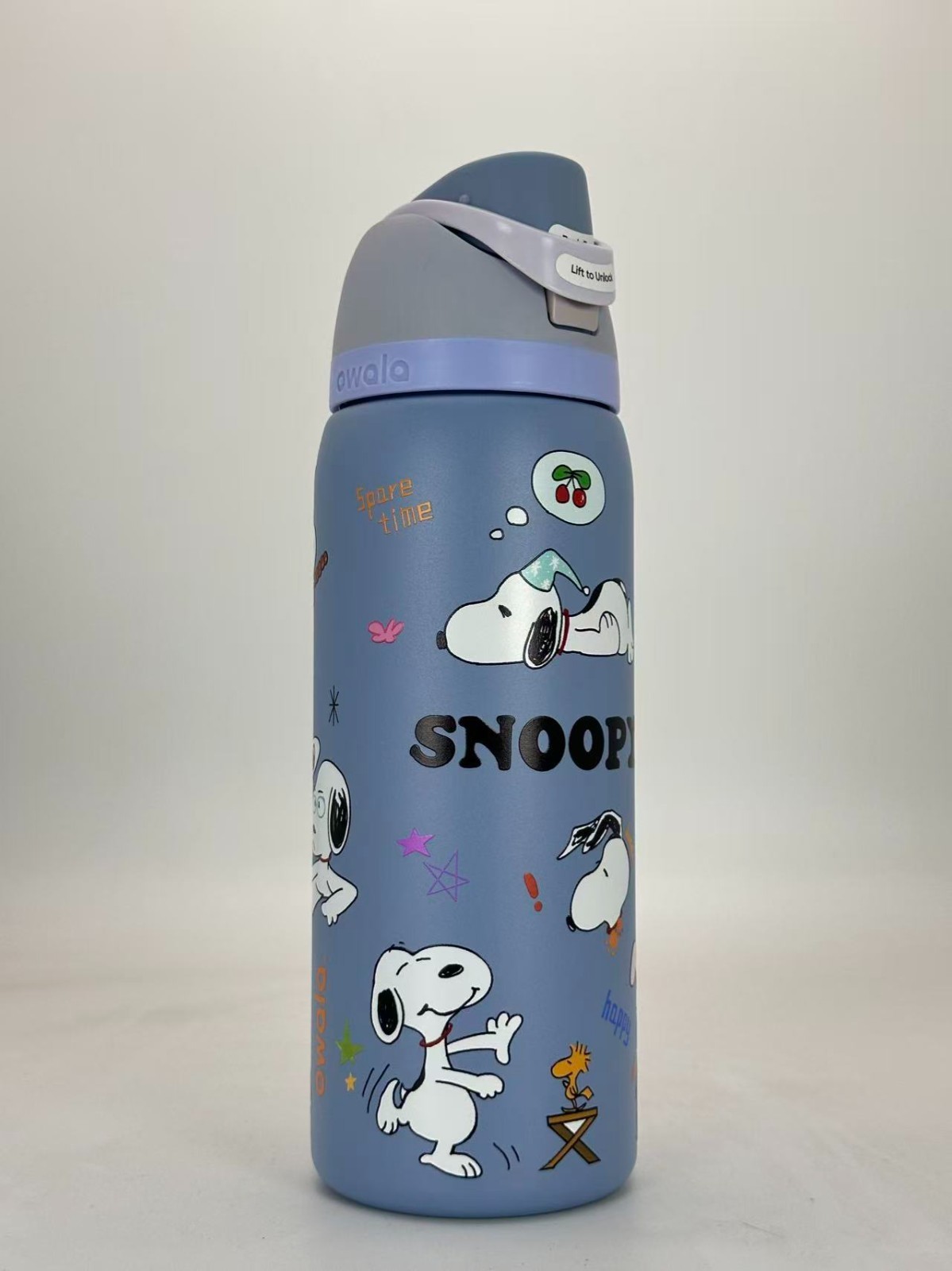 Owala Snoopy/KT stainless steel insulated water bottle flip lock 24/32oz