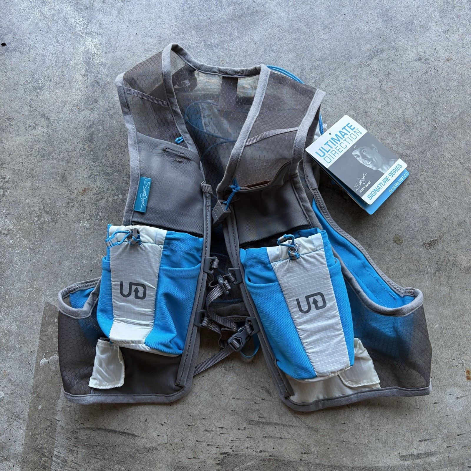 Ultimate Direction Jurek SJ Ultra Vest – Running Hydration Pack, Size Large New