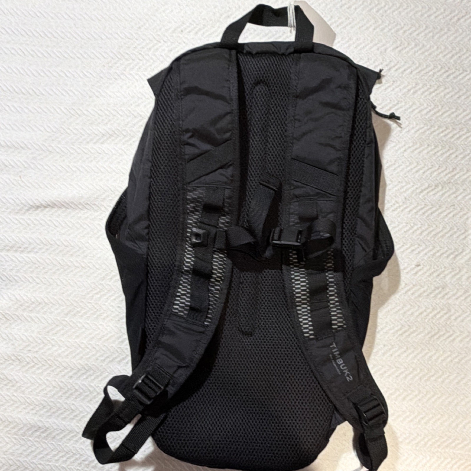 Timbuk2 Hiking Backpack Black Zip Nylon External Pockets Unisex Adults