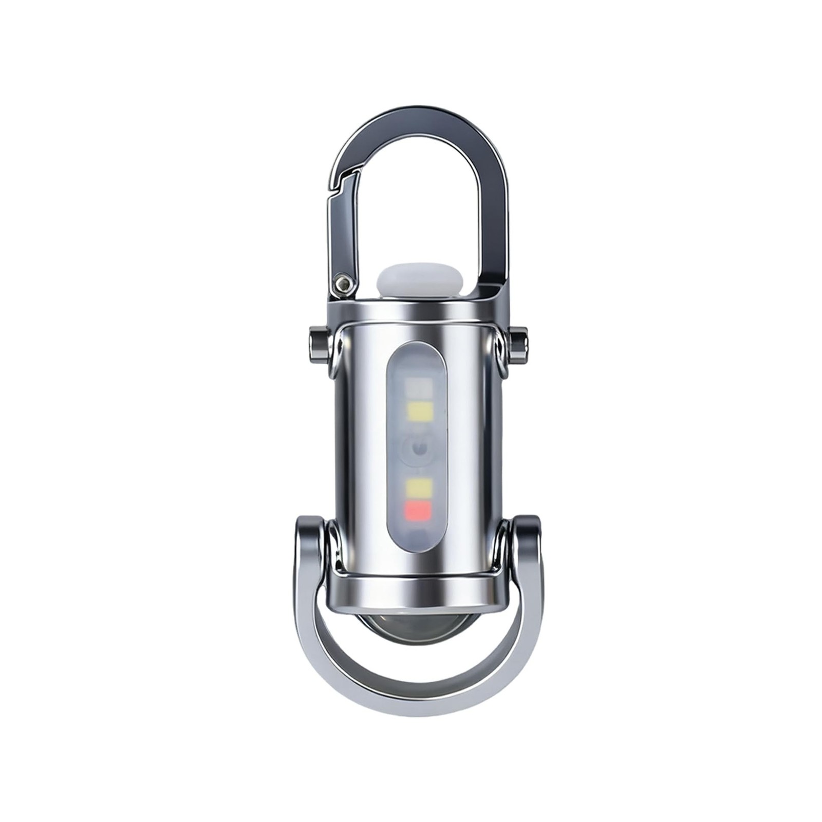 3-in-1 Keychain Flashlight, Rechargeable 500/1200 Lumens | EDC Tool with Red/…