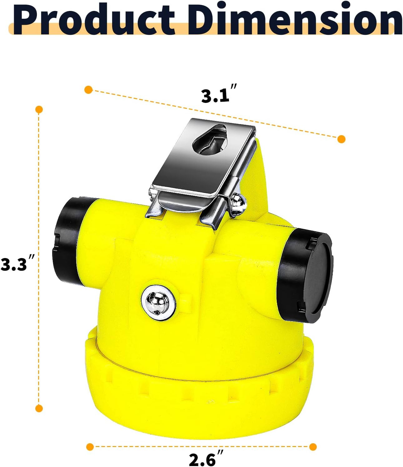 Rechargeable LED Mining Headlamp for Hard Hat Helmet, Explosion-Proof Waterproof