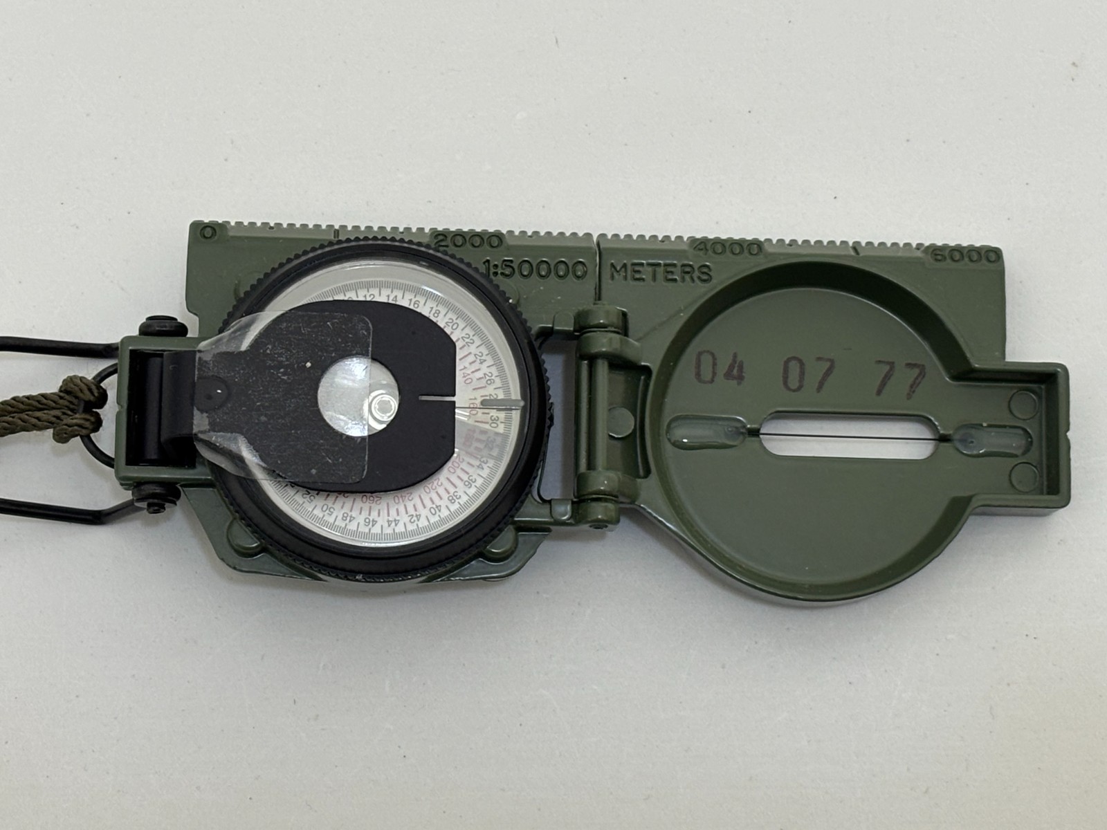 Cammenga Phosphorous US Military Compass Green Shockproof Lensatic Waterproof