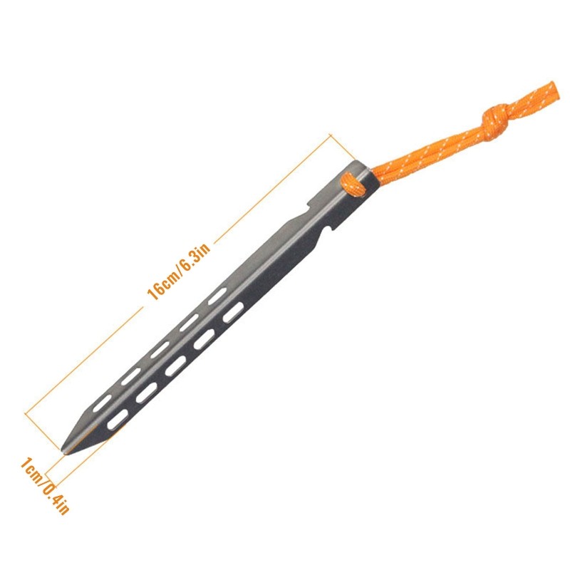 6/10pcs Nail Tent for Titanium Peg V Shape for Titanium Camping for Titani
