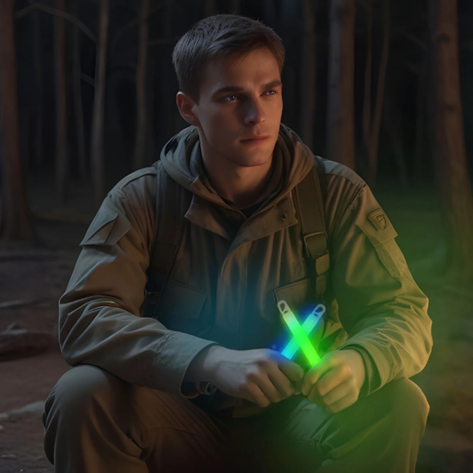 Emergency Safety Military Grade Glow Sticks, 10Pcs, 6 Ultra Bright Glow Sticks