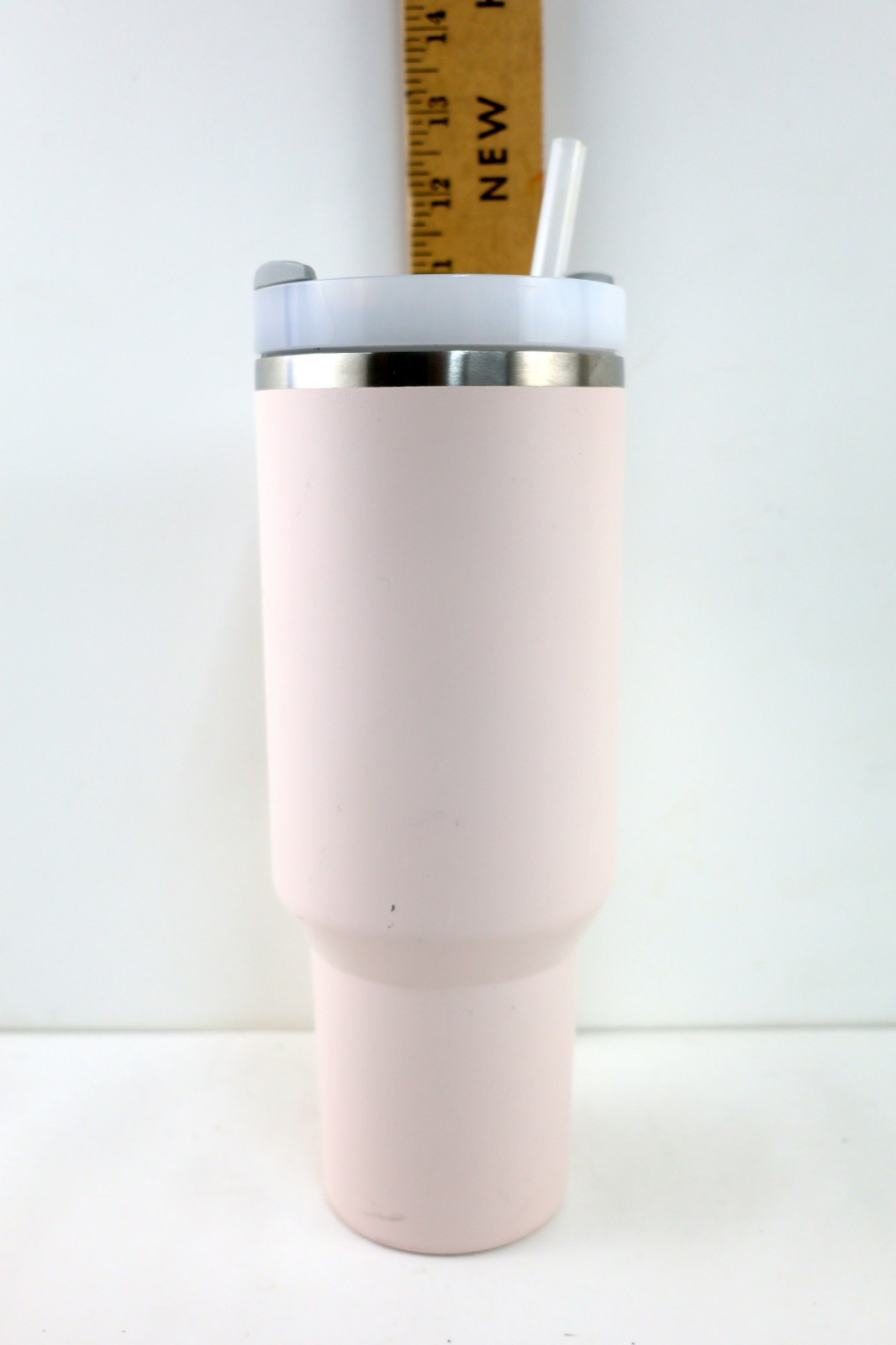 Stanley H2.0 Tumbler 40oz w/ Handle, Straw, Stainless Steel- ROSE QUARTZ
