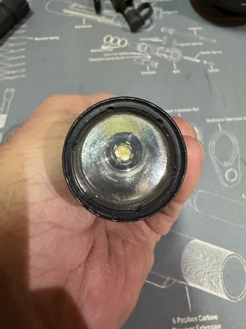 SureFire G2L-BK G2 LED Flashlight 120 lumens metal Matte finish bezel (Black) *
