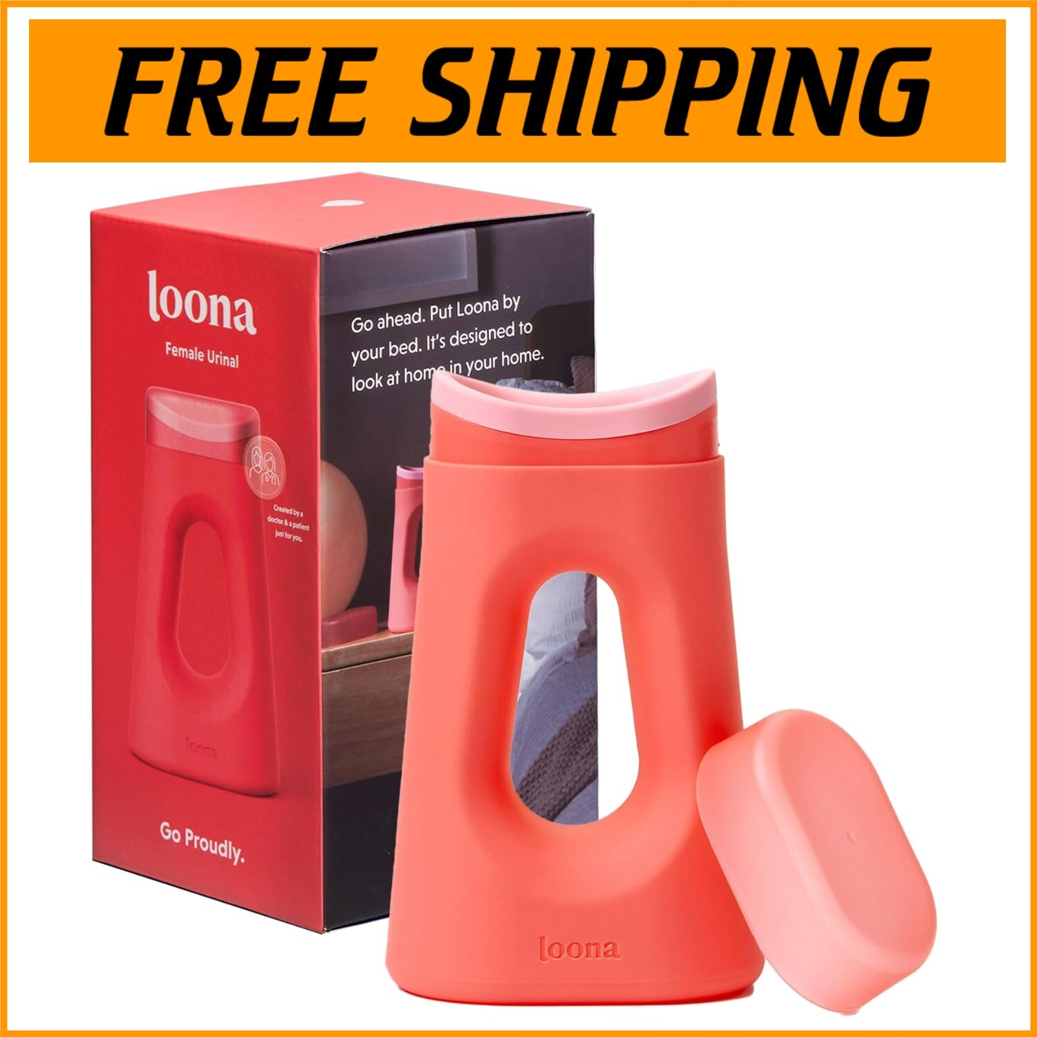 Portable Loona Female Urination Device – 30 fl oz Capacity for Travel & Comfort