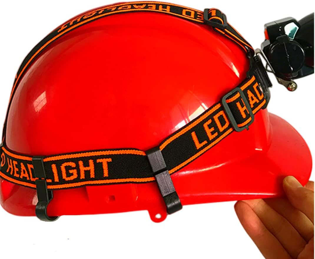 20 Pack Helmet Clips for Headlamp, Hardhat Head lamp Accessory, Hard Hat Accesso