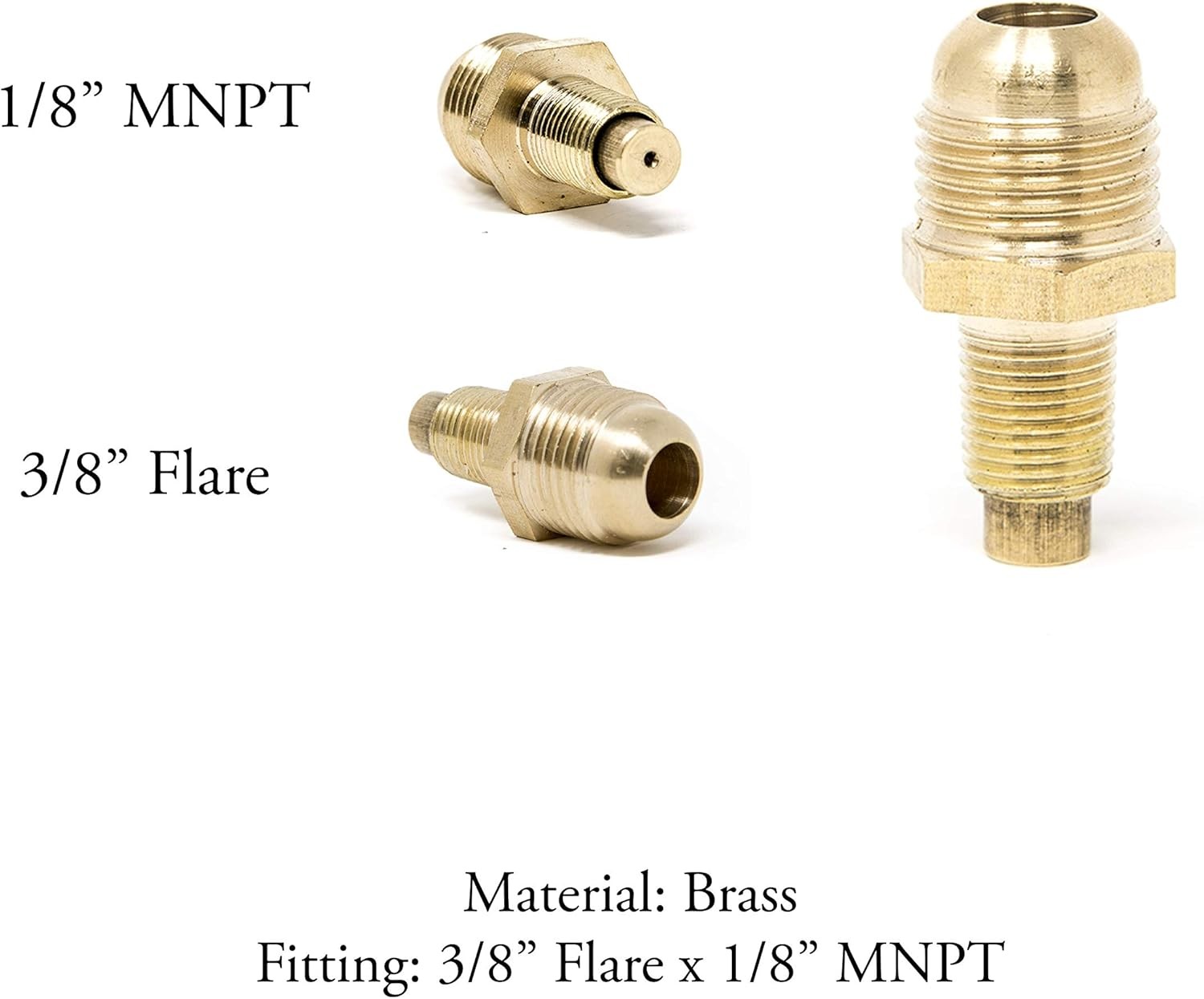 GasOne 2113+50105 4 ft Regulator and Propane Brass Orifice, Steel