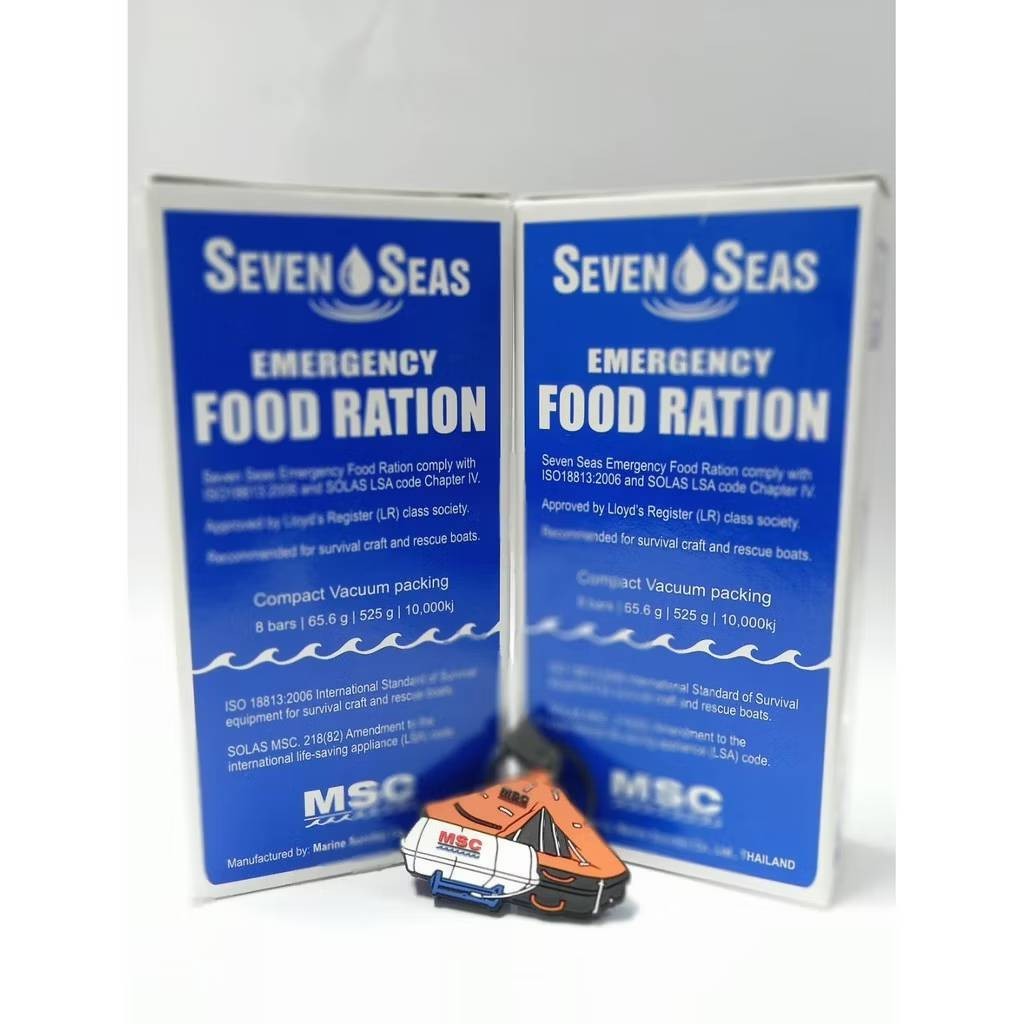 Emergency SevenSeas MRE Food Ration Survival Bars Energy Military Camping Last