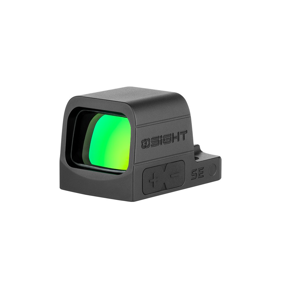 Osight SE Green 2 MOA Dot and 32 MOA Circle Enclosed Optic, RMSc Footprint, Blac