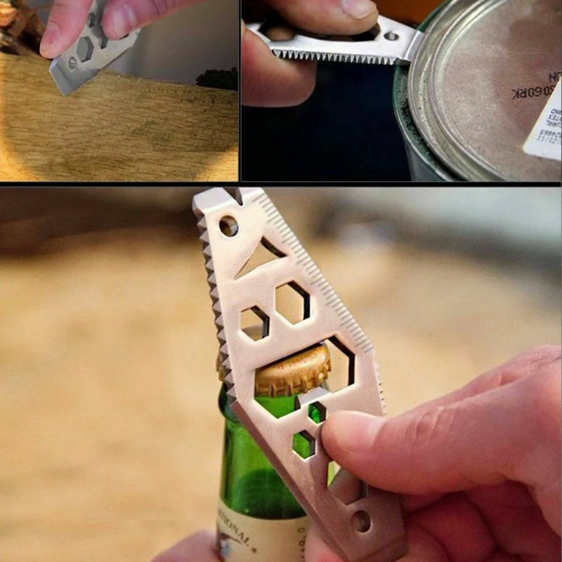 Multi Tool Opener EDC Wrench KeyChain Outdoor Survival Campings Pocket Tools LYN